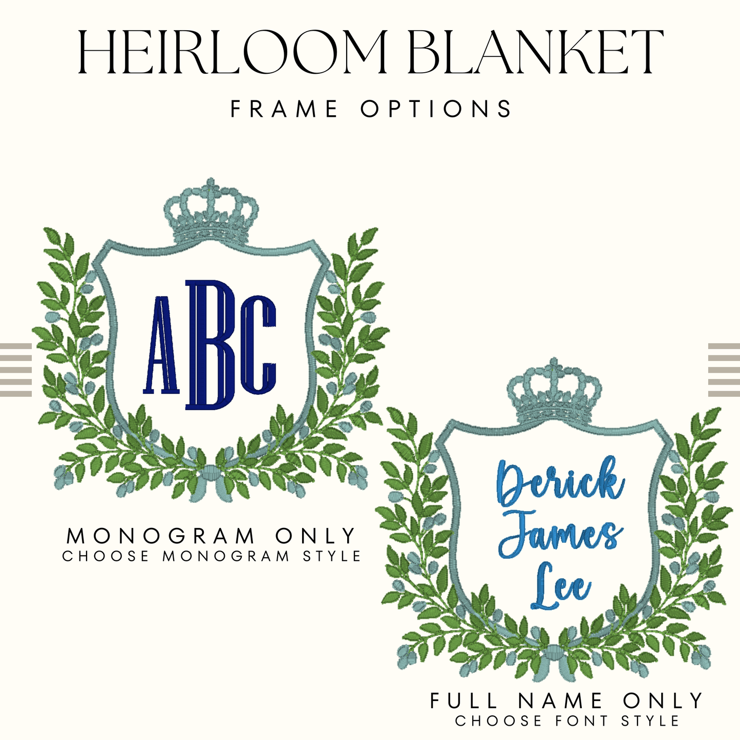 Heirloom Embroidered Blanket