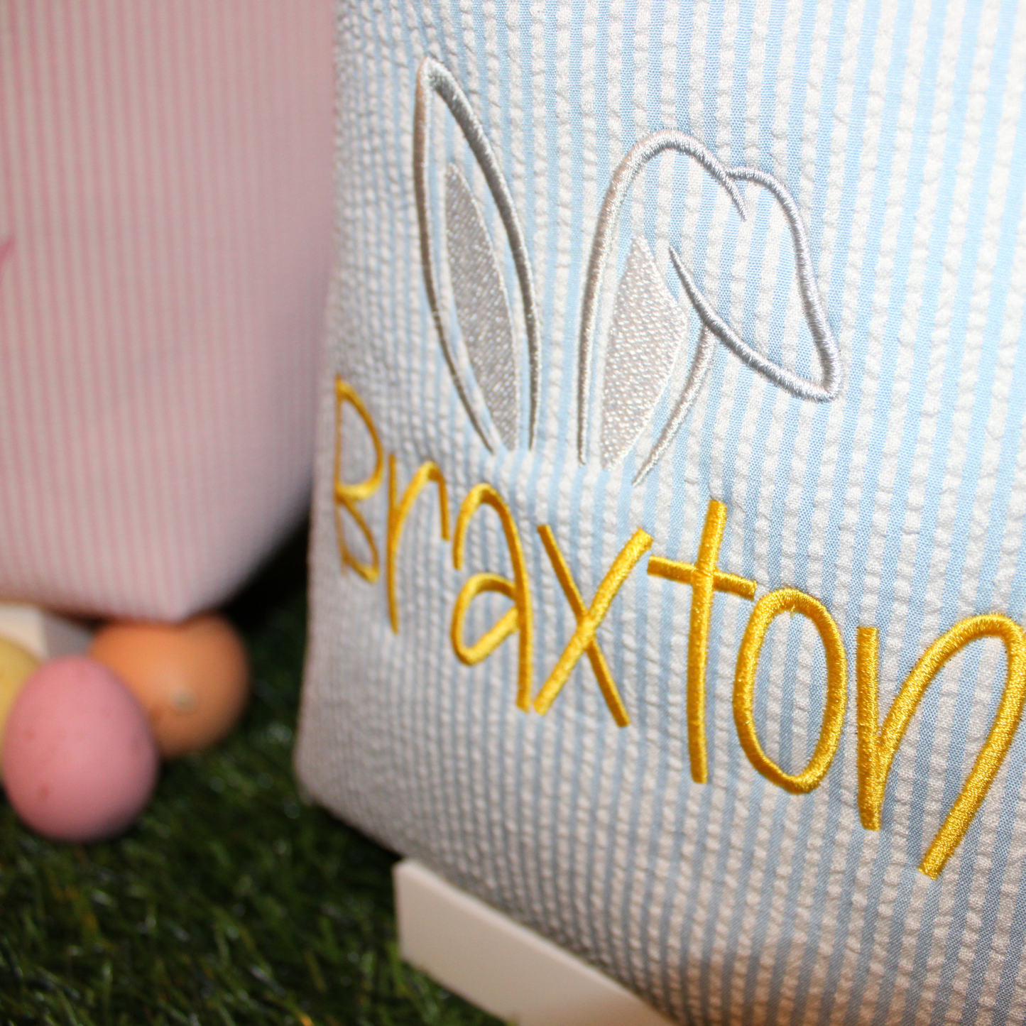 Seersucker Easter Basket
