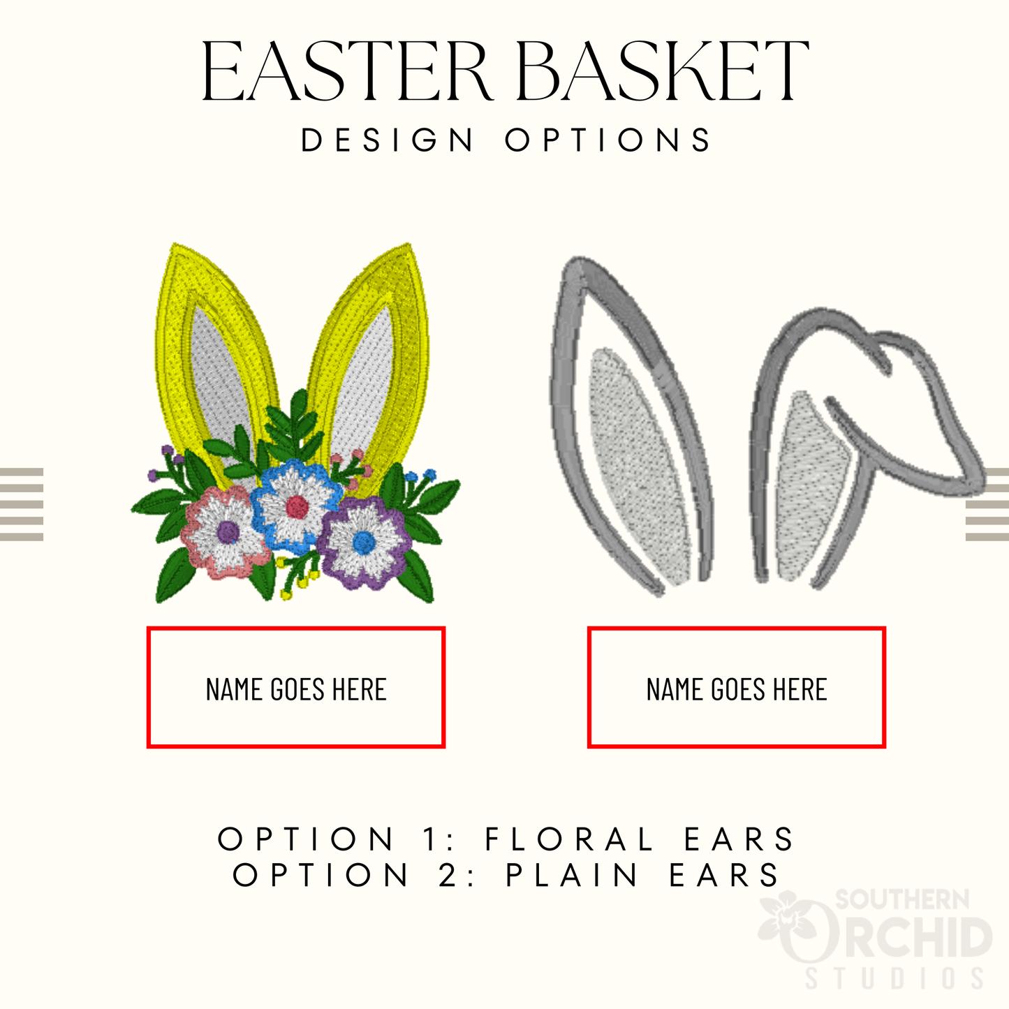 Seersucker Easter Basket
