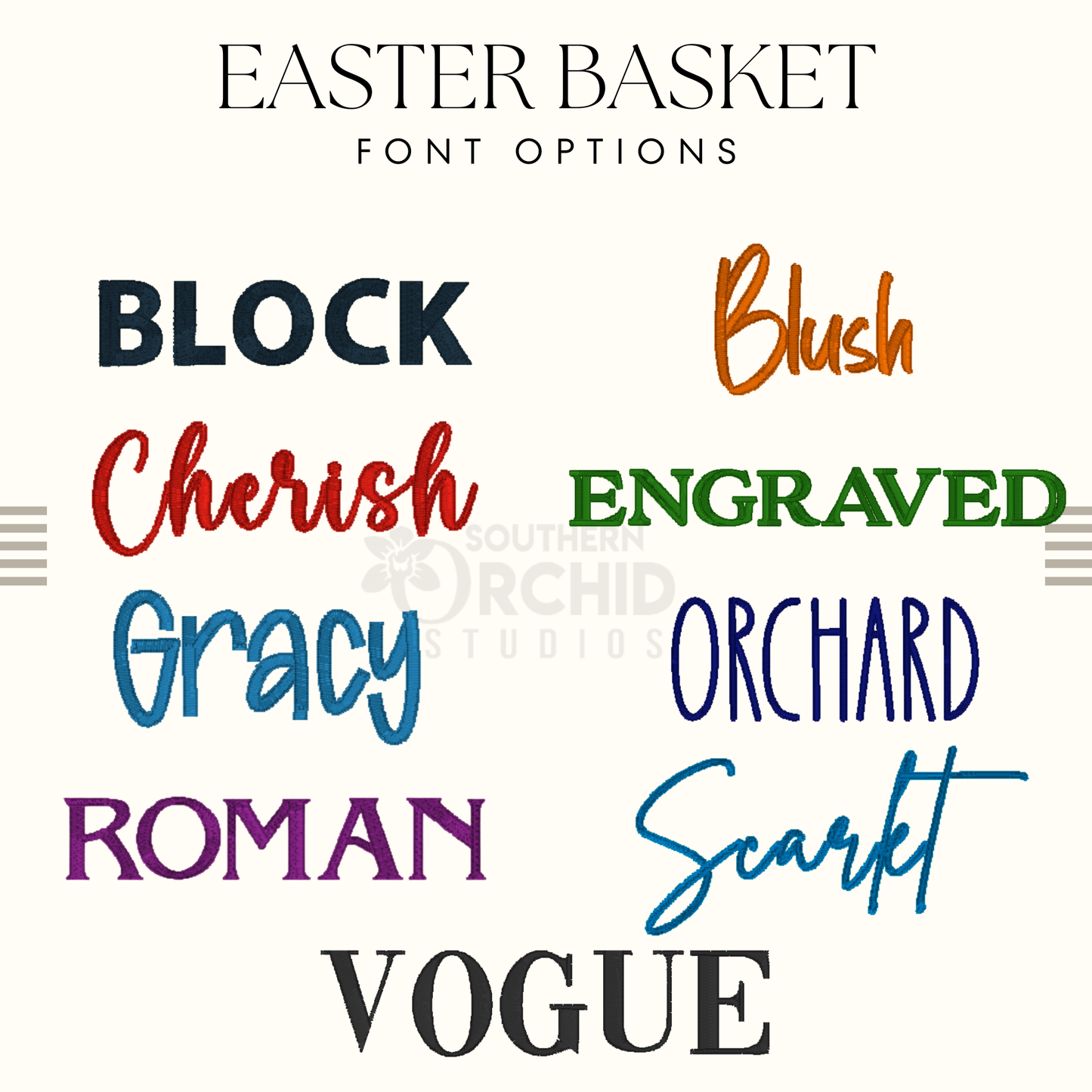 Seersucker Easter Basket