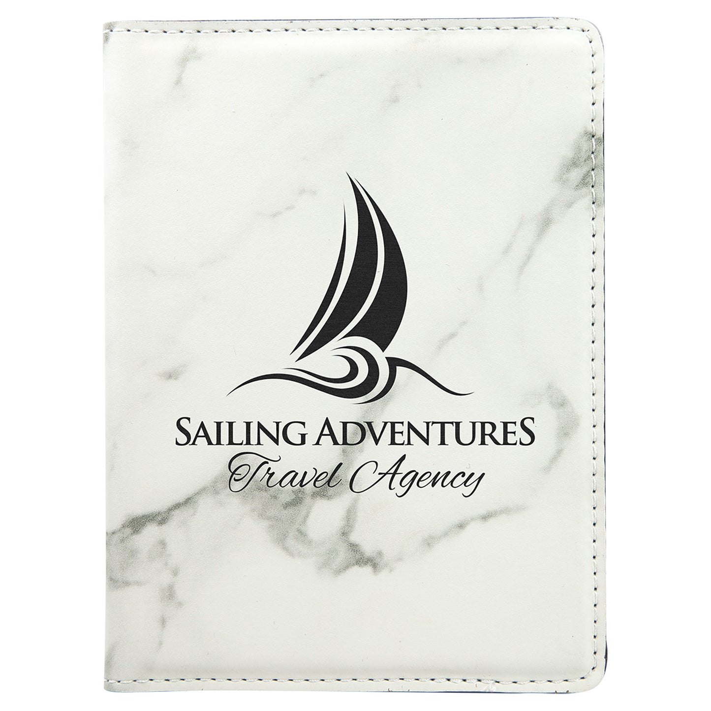 Engraved Leatherette Passport Holder