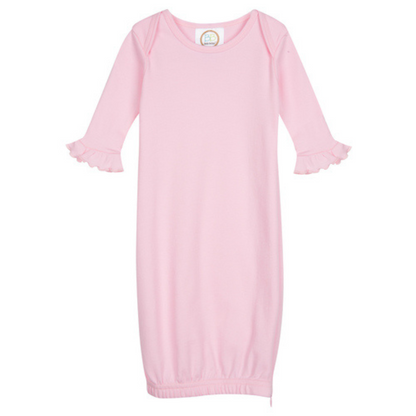 embroidered baby gown baby shower gift baby coming home outfit 
