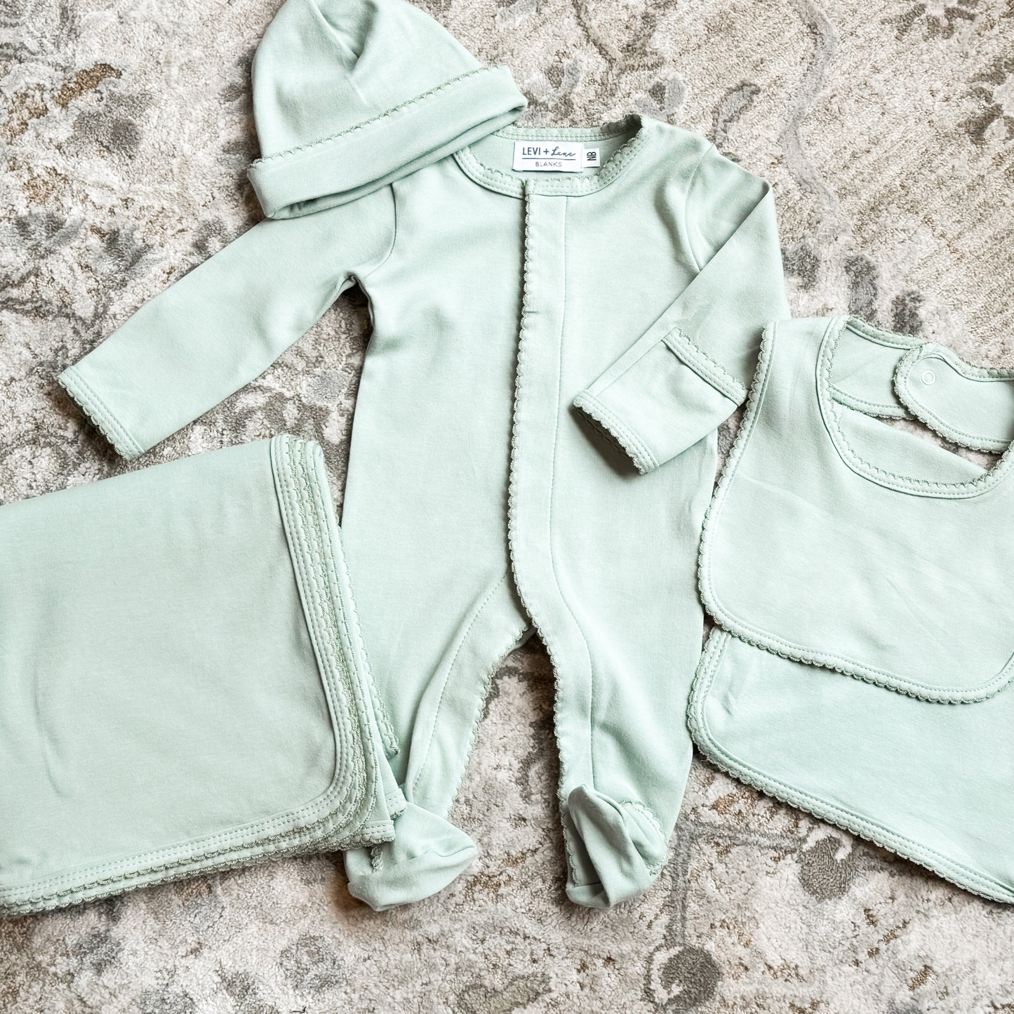 Picot Trim Baby Bundle