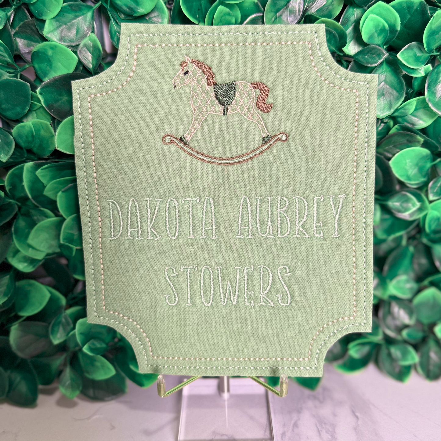 Bassinet Name Card