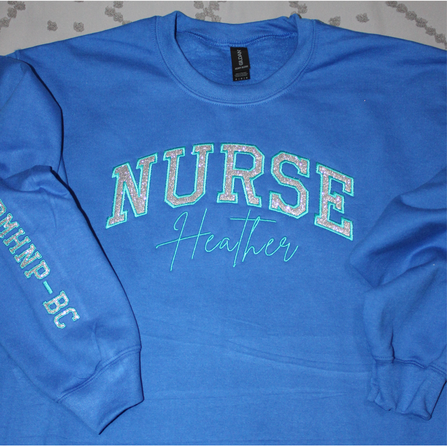 Nurse Glitter Crewneck