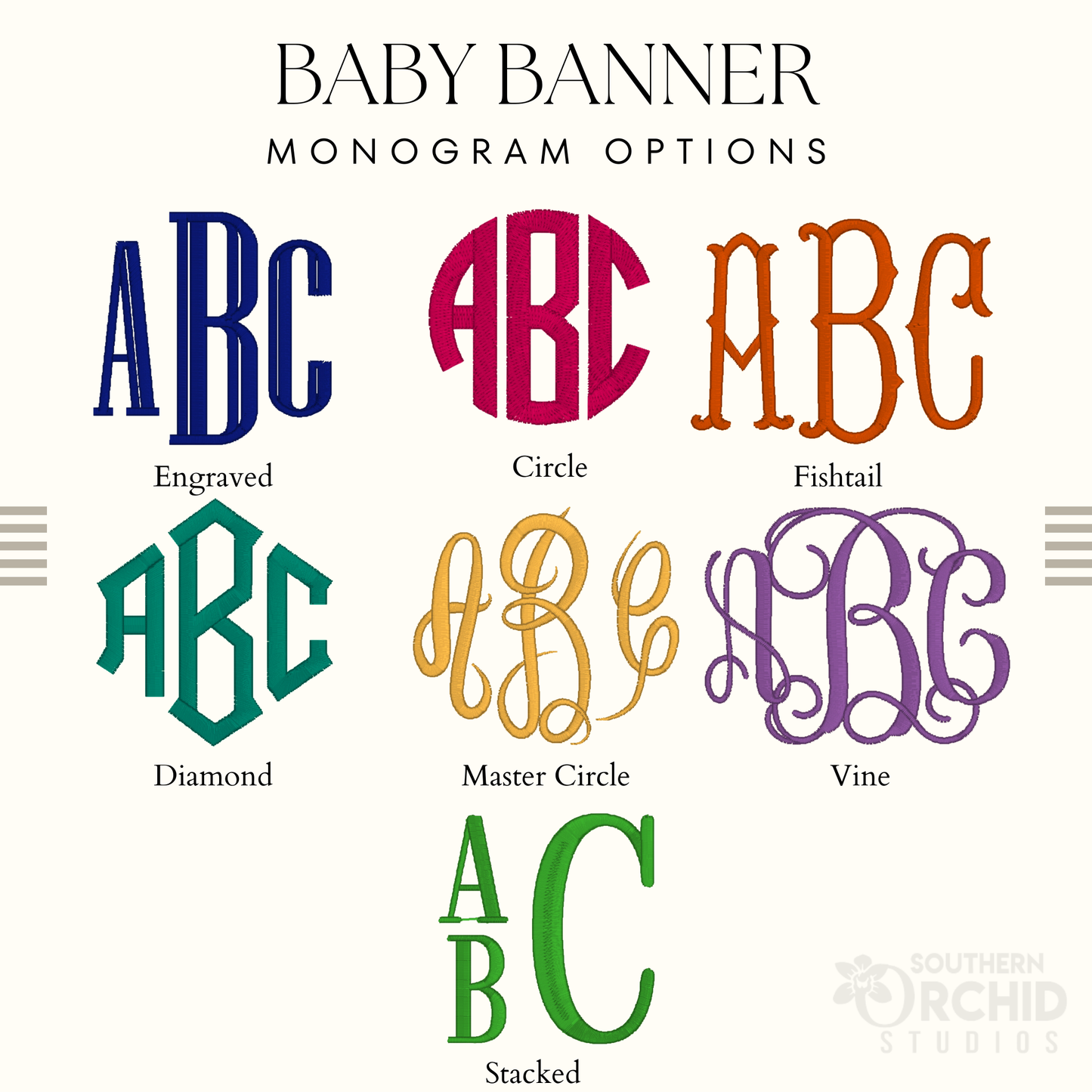 Baby Announcement Banner - Cotton Piqué