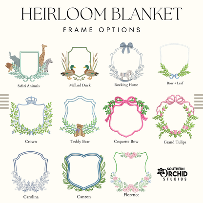 Heirloom Embroidered Blanket