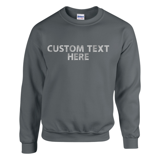 Custom Embroidered Hoodie or Crewneck Sweatshirt