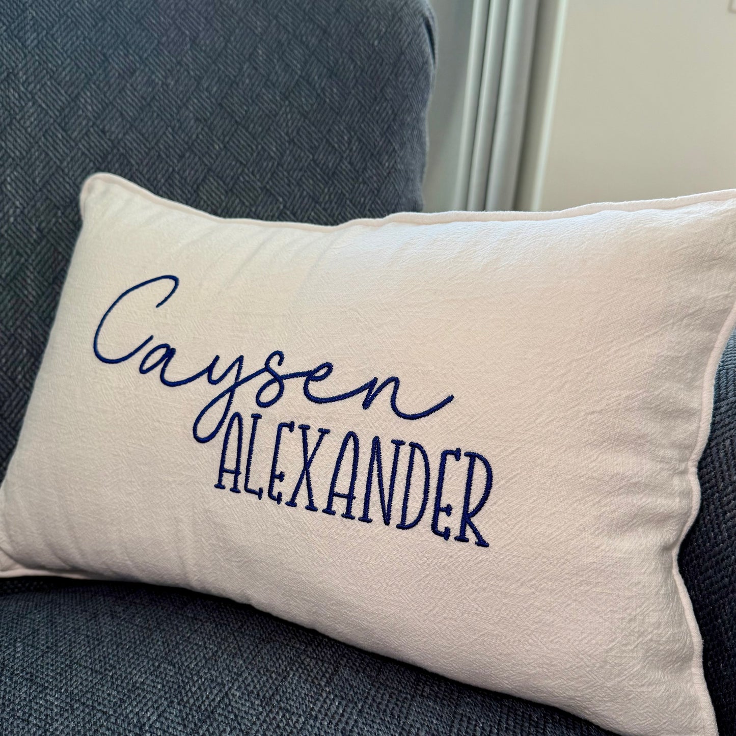 Nursery Pillow - Piped Edge