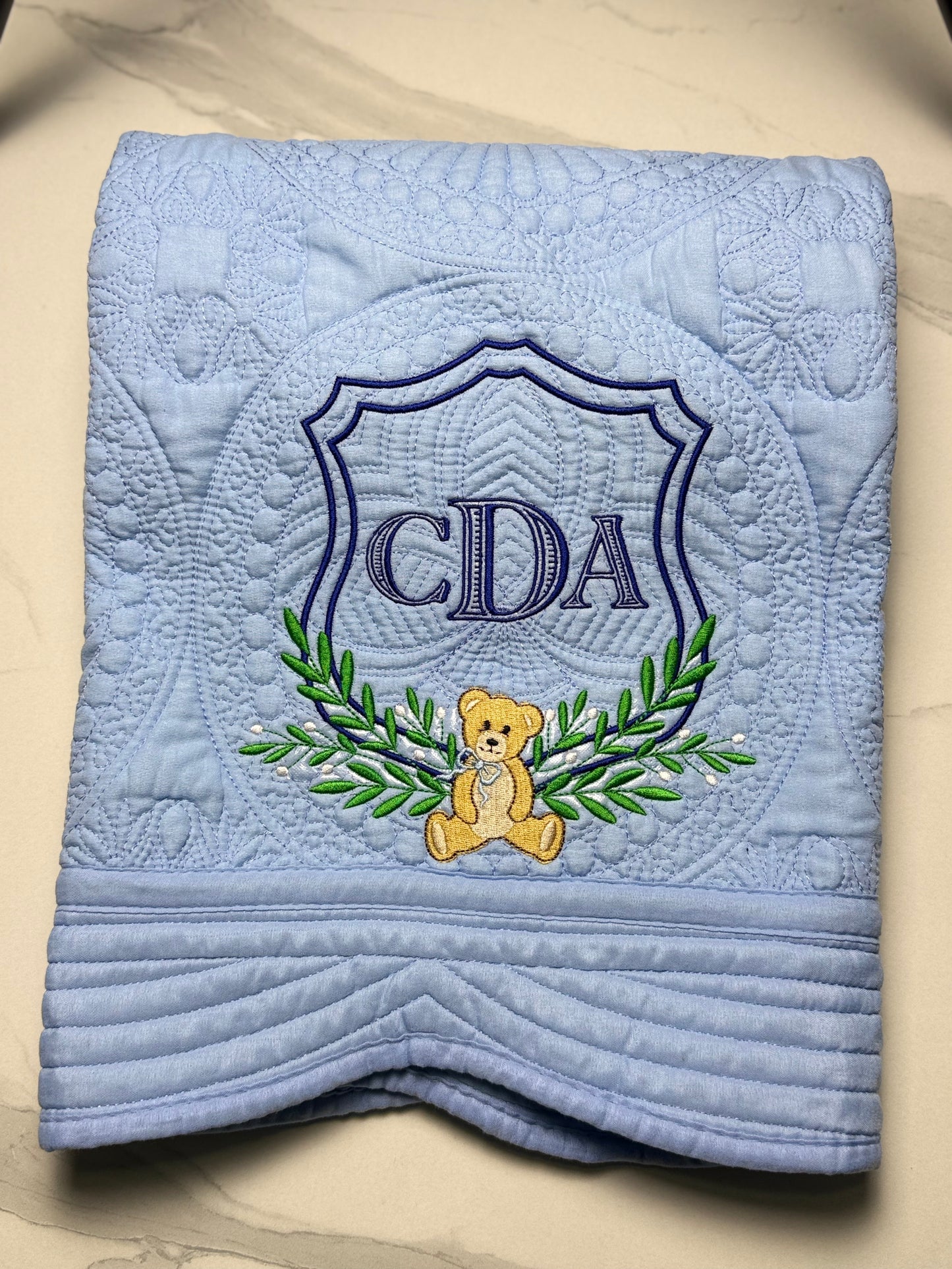 Heirloom Embroidered Blanket