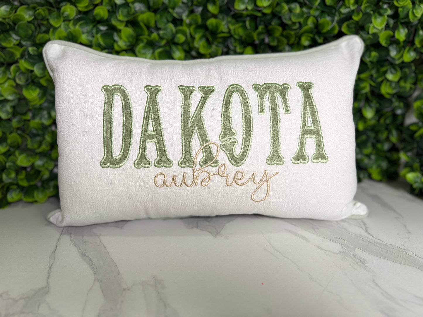 Nursery Pillow - Piped Edge