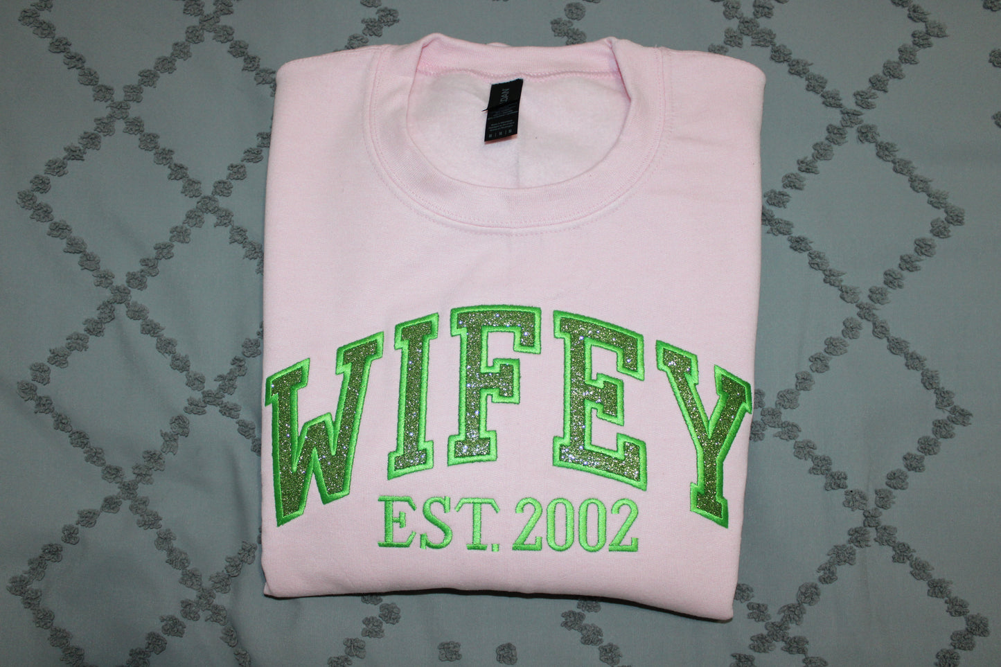 Wifey Glitter Crewneck