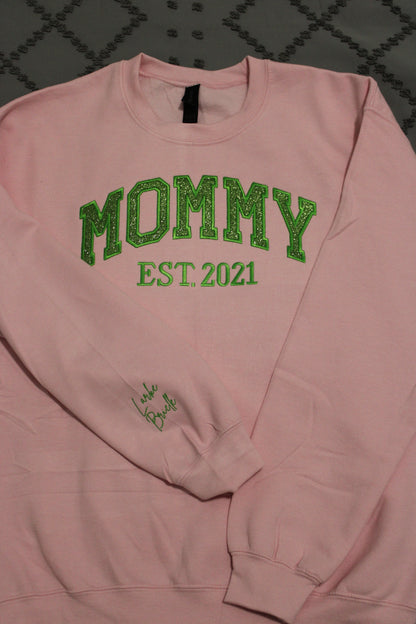 Mommy Glitter Crewneck