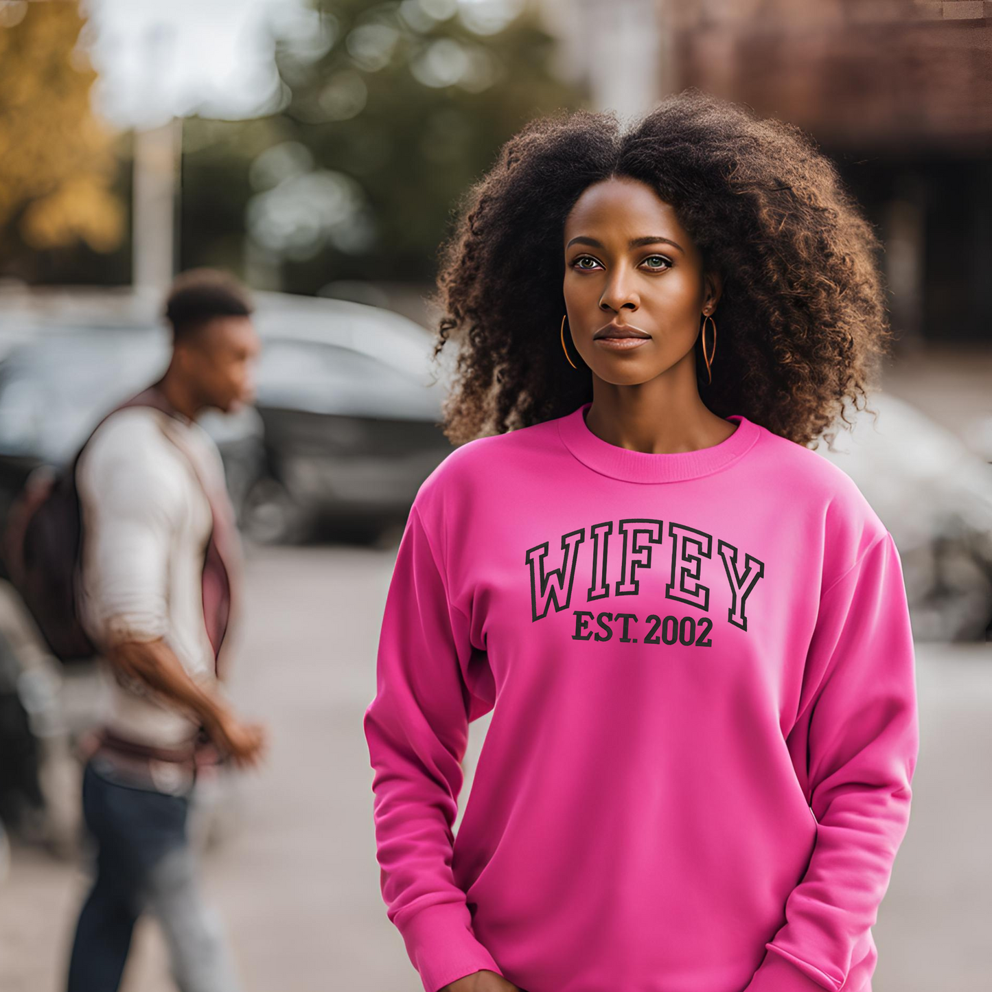 Wifey Glitter Crewneck