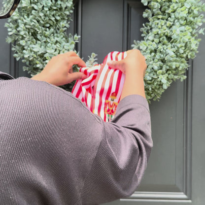 Holiday Nutcracker Wreath Sash