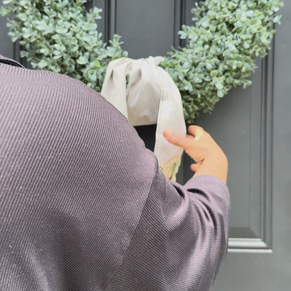 Give Thanks Wreath Sash